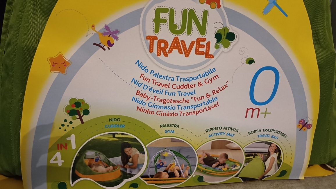 Ginásio / parque de actividades de bebé Chicco Fun travel novo