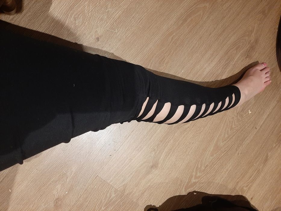 Spodnie Legginsy Pink czarne