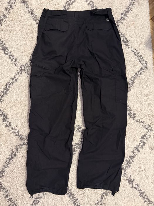 широкі штани карго чорні, rap pants