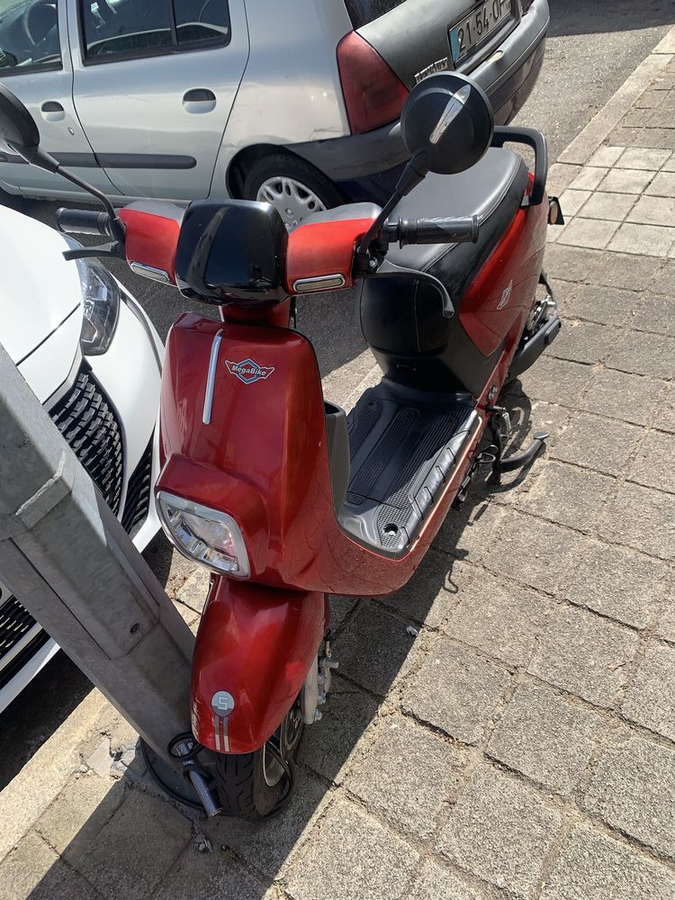 Moto eletrica marca mega bike