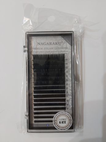 Rzęsy Nagaraku 0,07 C Mix 7-15mm Nowe!