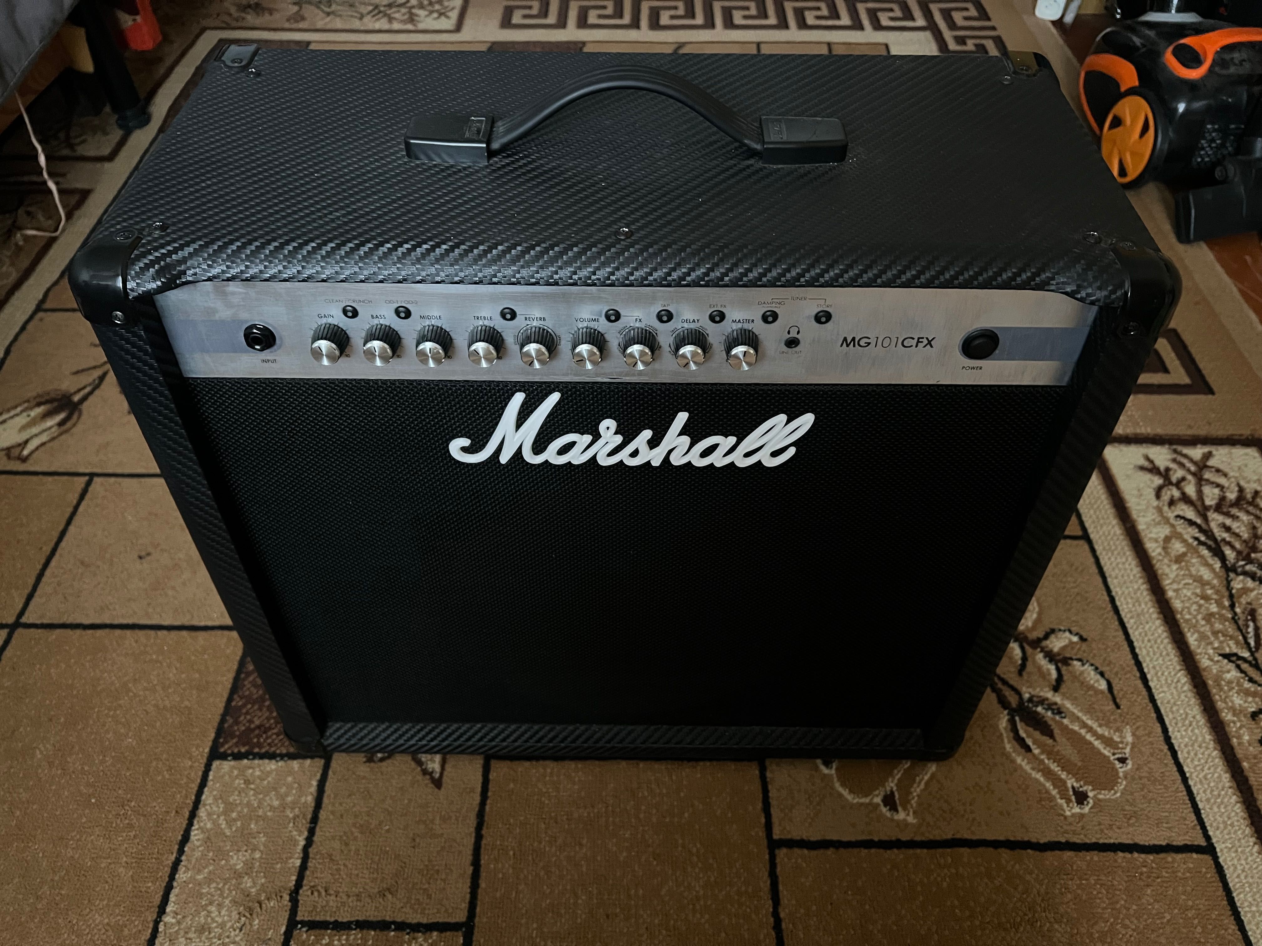 Комбопідсилювач для гітари Marshall MG101CFX 100W