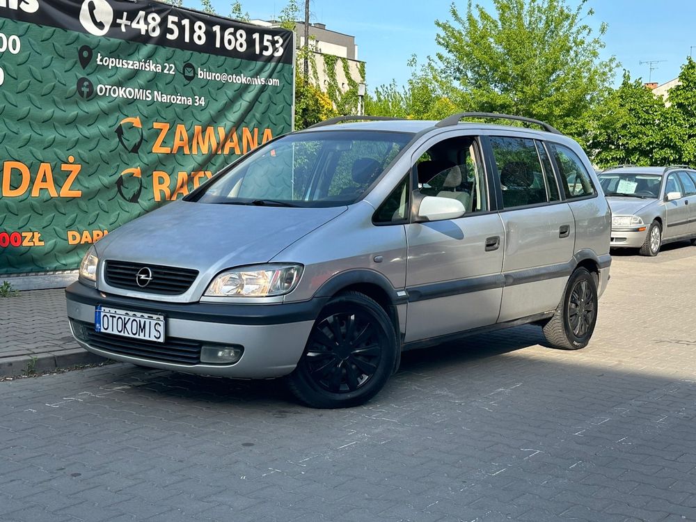 Opel Zafira 1.6 LPG 2002 rok 7 osobowy długi opłaty