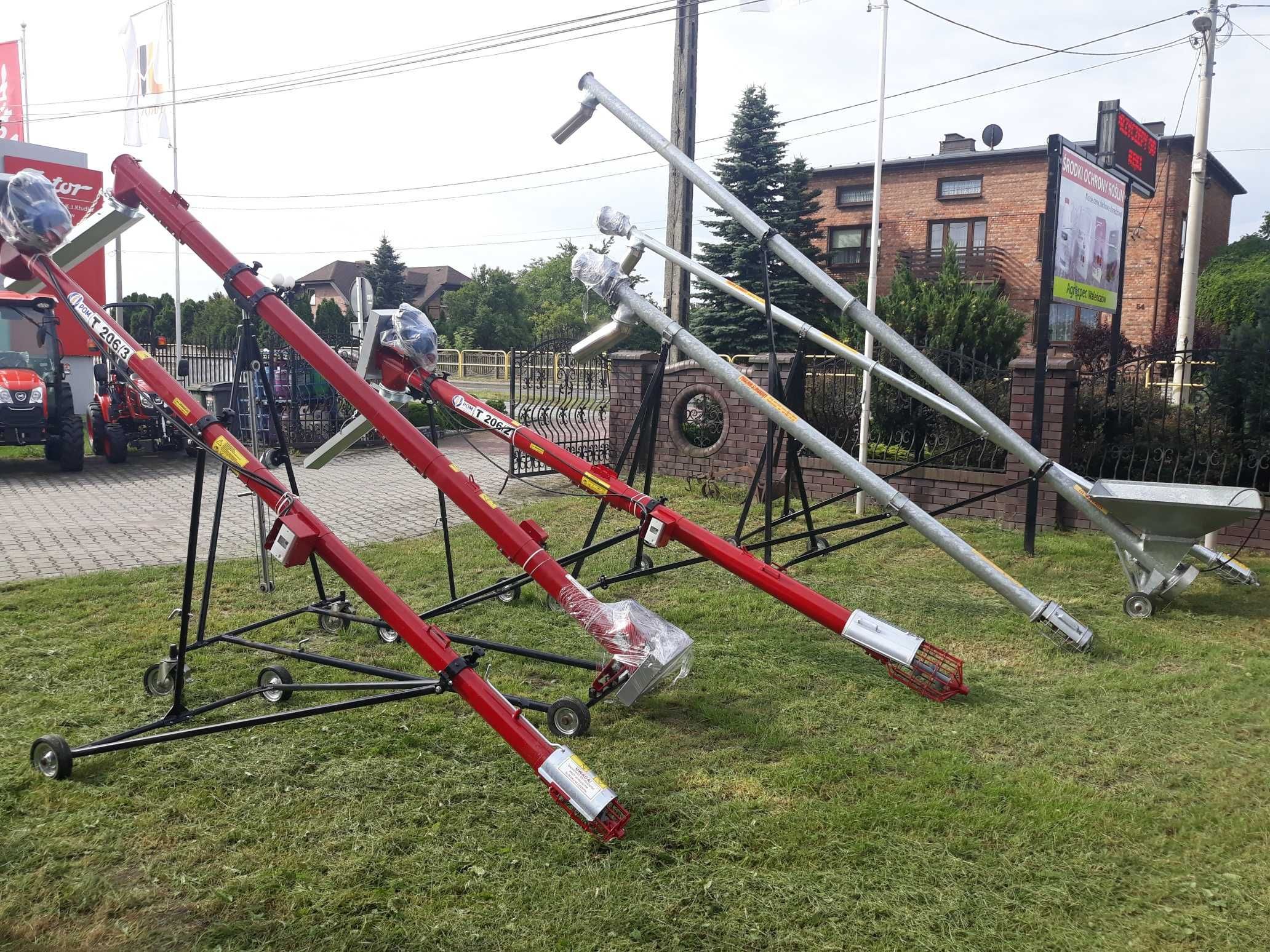 NOWY Przenośnik ślimakowy żmijka do ziarna zboża f 100,105,125,140,150