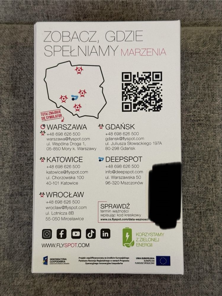 Voucher Flyspot - dwa loty dla dwóch osob