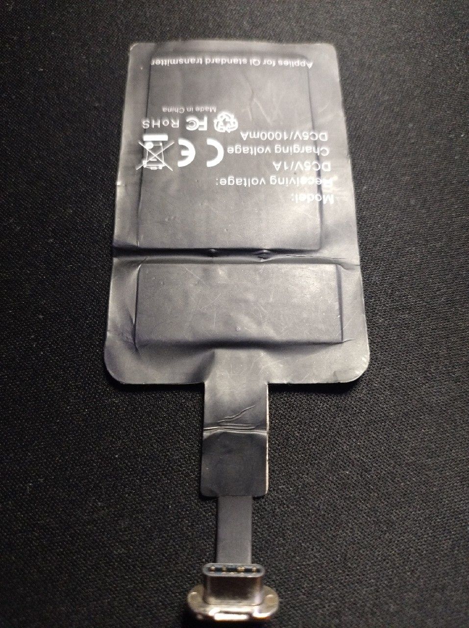 Odbiornik/adapter ładowania bezprzewodowego na USB c