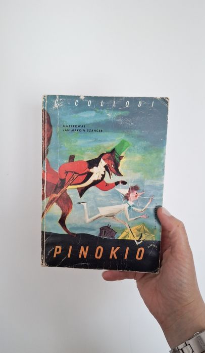 Pinokio C Collodi Nasza Księgarnia rok 1980 Warszawa unikat klasyk.

S
