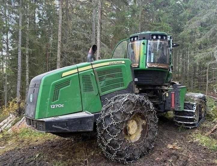 Harwester maszyna leśna traktor John Deere 1270E|2014| Rata od 5.800!
