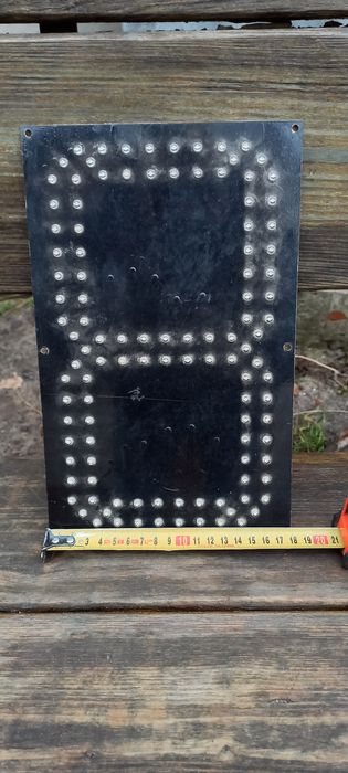 LED, Светодиодное табло, панель, модуль индикации LED семисегментный "