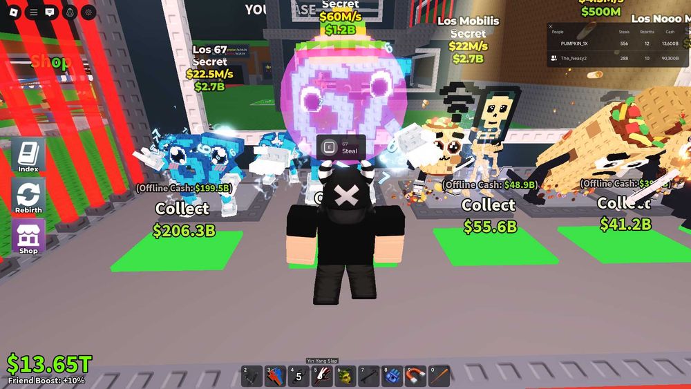 продам 67 60 лямів сек 180 грн steal a brainrot