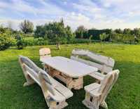 meble ogrodowe, stół, krzesła, ławka, ławki do ogrodu ogródka działkę