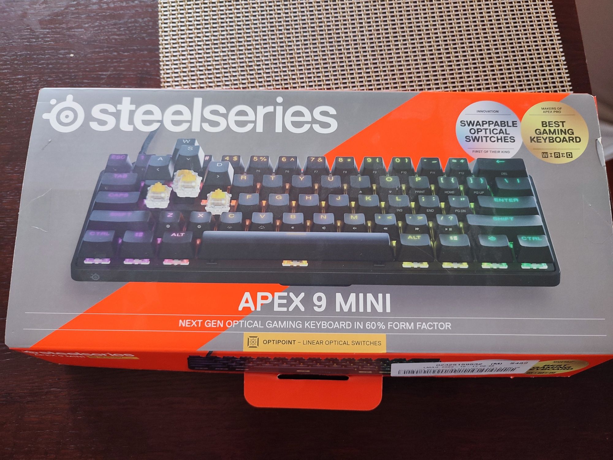 Steelseries klawiatura apex 9 mini