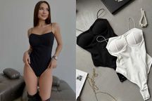 Жіночий боді пуш апп‼️ З ЧАШКАМИ на бретелях боди З’ємні чашечки
