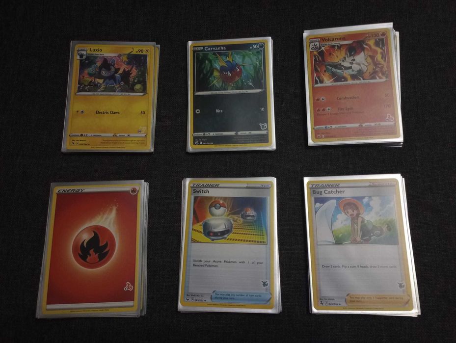 Karty Pokemon - 60 nowych kart - każda w folii ochronnej