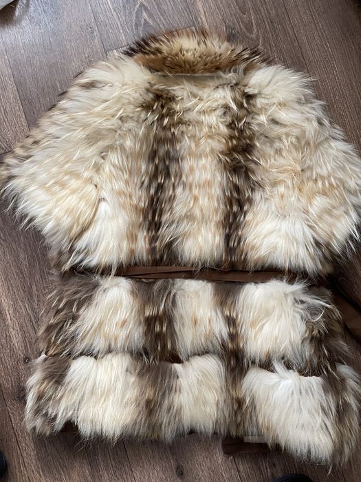 Продам натуральную меховою жилетку шубку из Енота! Шикарная! Lux!
