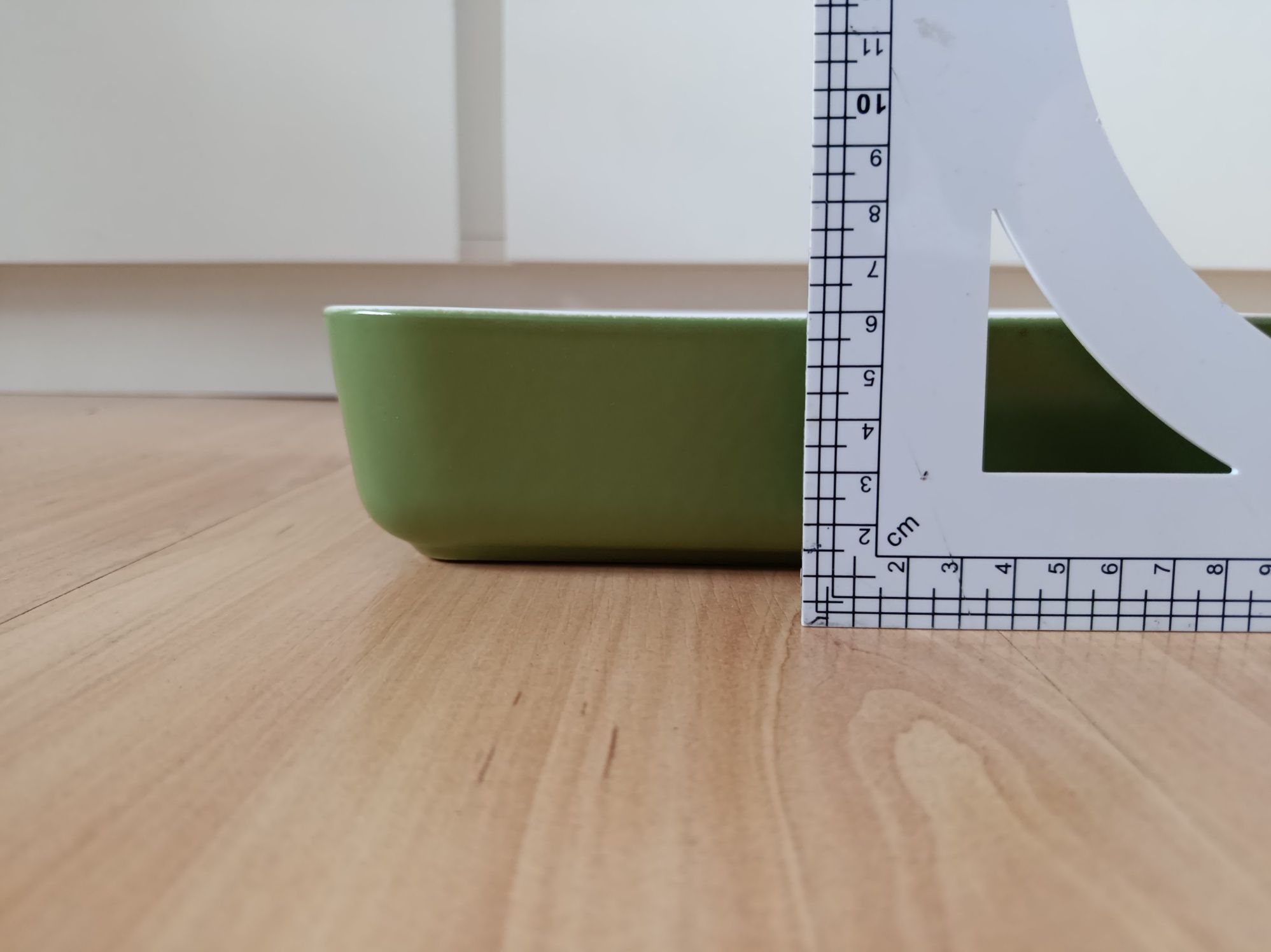 Brytfanna Pojemnik Naczynie do Zapiekania Zielona Ceramiczna Ikea