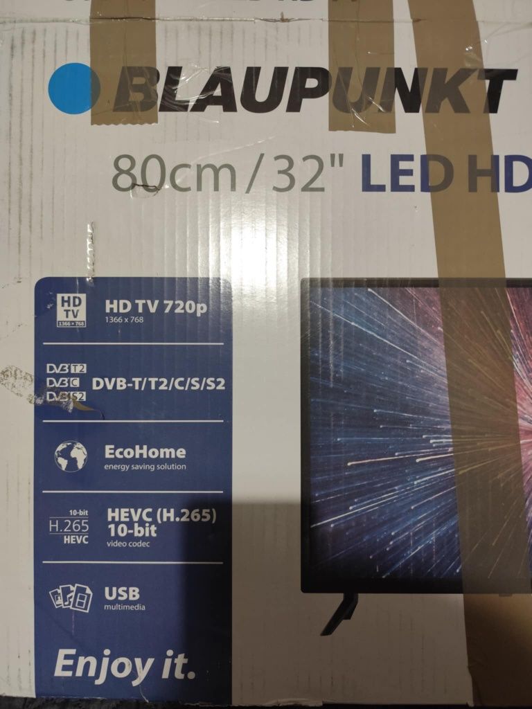 Telewizor Blaupunkt BN32H1372EEB 32" LED HD Ready 60Hz DVB-T2