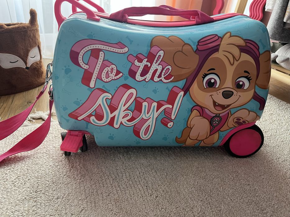 Walizka dla dziecka, jezdzik Psi patrol sky