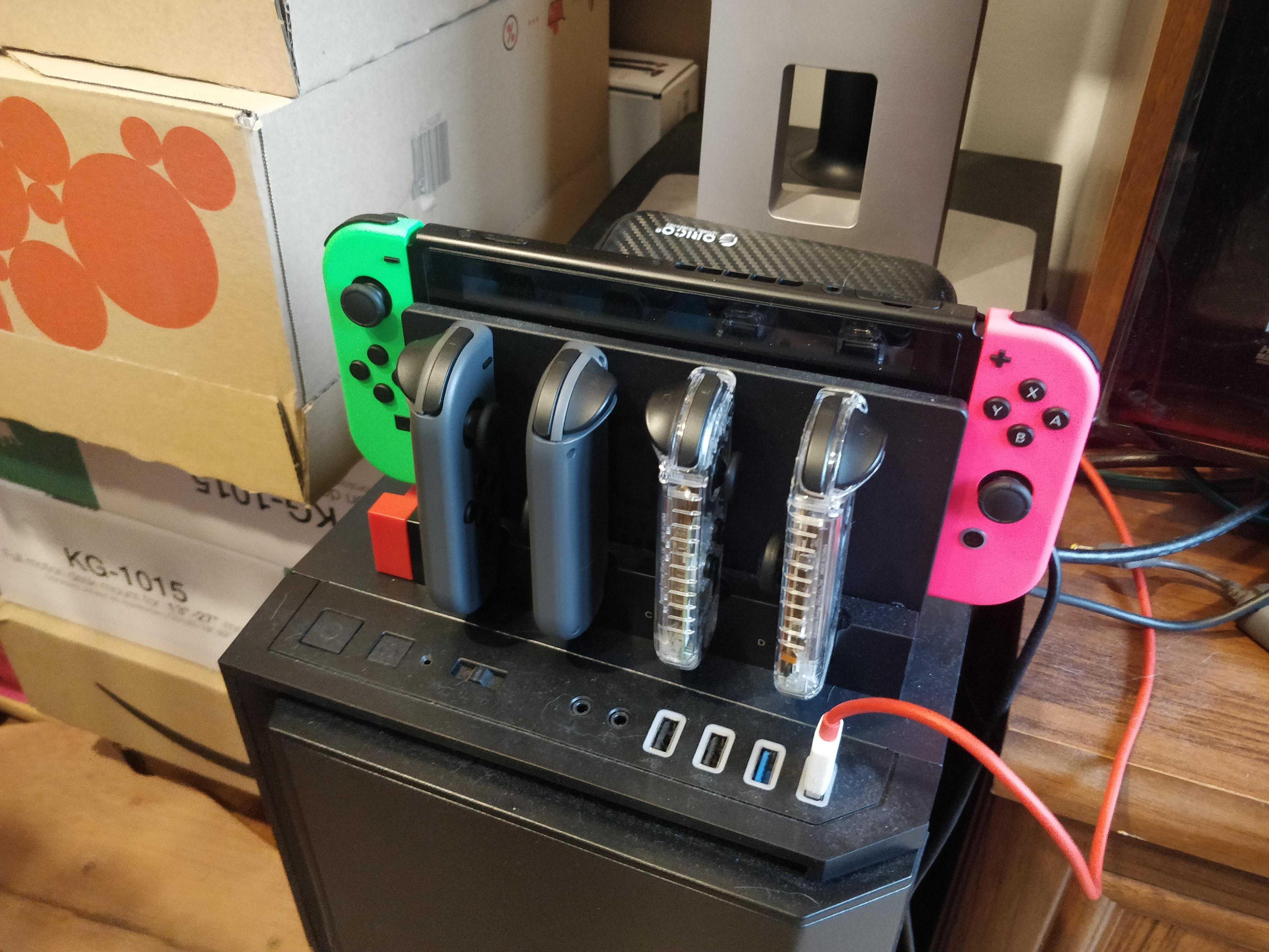 Matka Switch - ładowarka do joyconów zakładana na docka