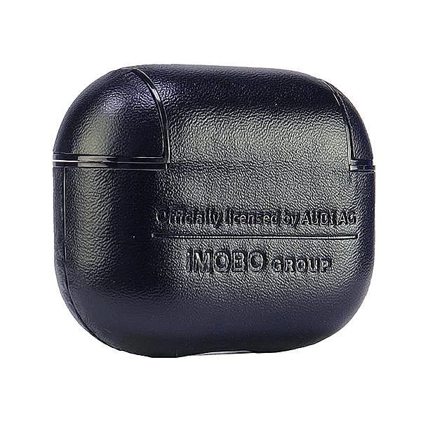 Etui Audi Leather Big Logo na AirPods 3 - czarne