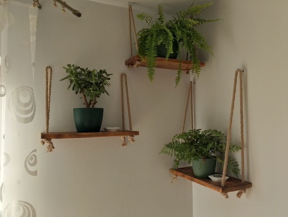 Kwietnik/półka z drewna