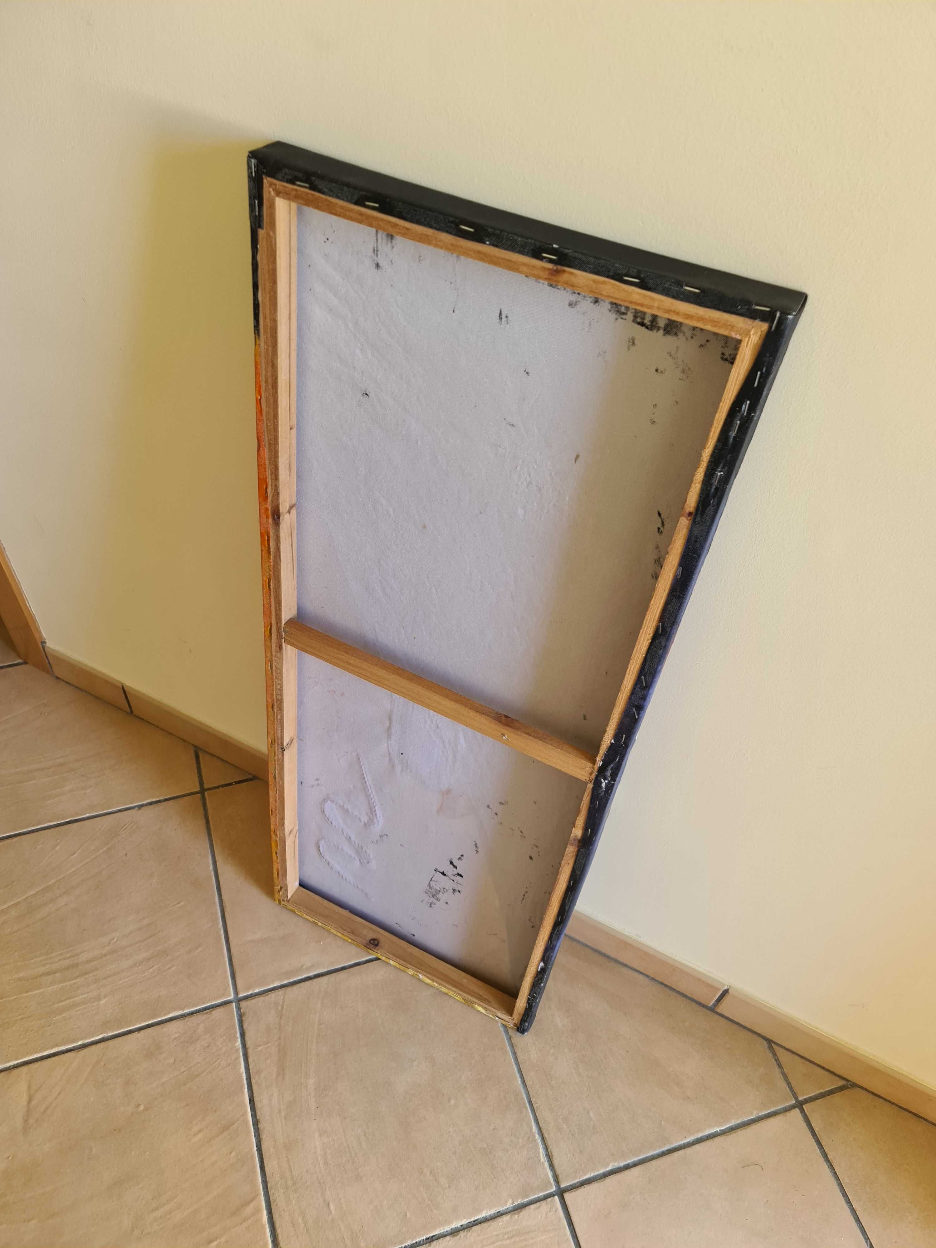 Moldura Tela Quadro Pintura Parede Decorativa - 100x40cm