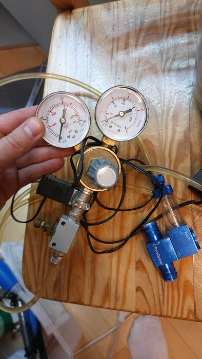 Zestaw do CO2 akwarium dwie butle