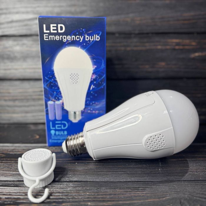 ‼️Акумуляторна лампочка  20W Led Аварійна , працює без світла ‼️