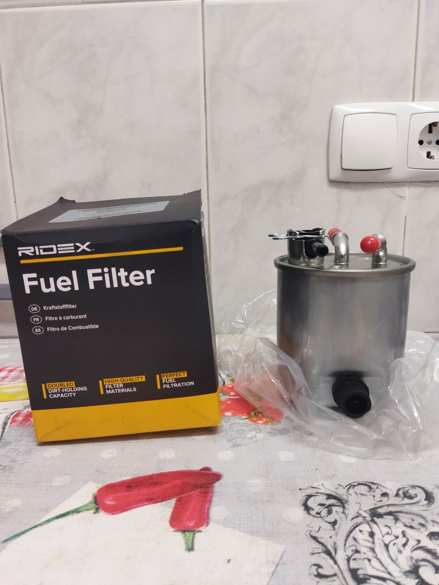 Filtro combustível gasóleo diesel Renault 1.5 dci, Megane, Scenic,clio