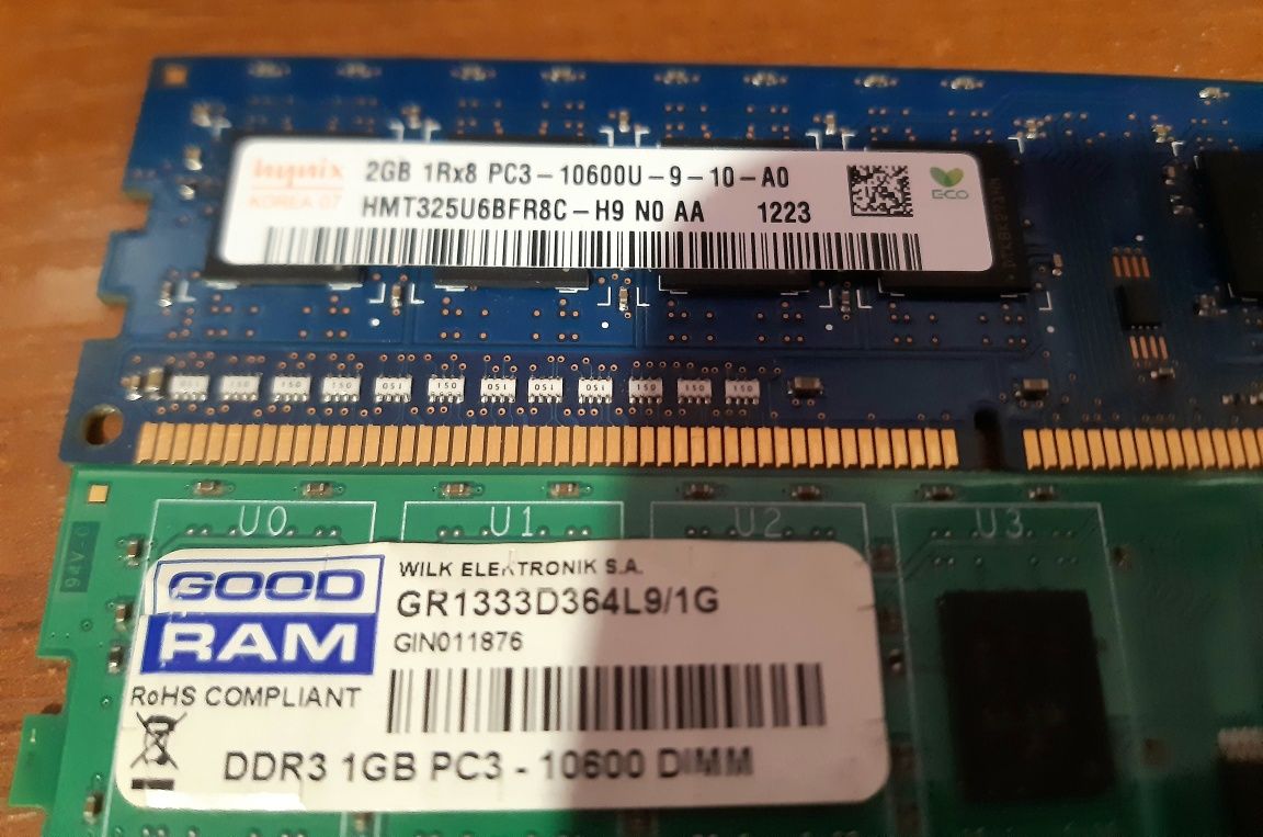 Памьять ddr3 1333