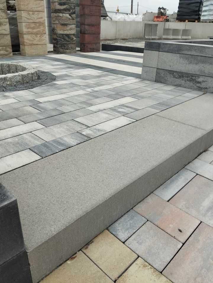 Stopień Schodowy Gładki Royal 120x40x15 stopnica betonowa bloczki blok