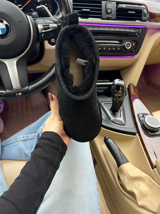 Уггі UGG Ultra Mini Black Platform Угг Преміум (36-41)