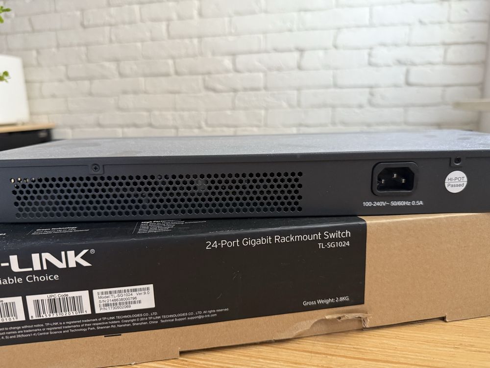 Switch TP-Link 24-portowy rakowy TL-SG1024 gigabitowy