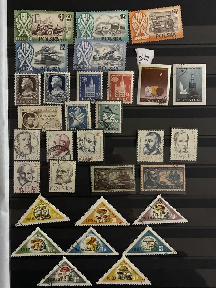 Znaczki stemplowane 1924 do 1959