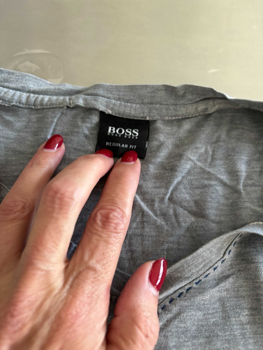 T-Shirt Boss Regular Fit Cinza M