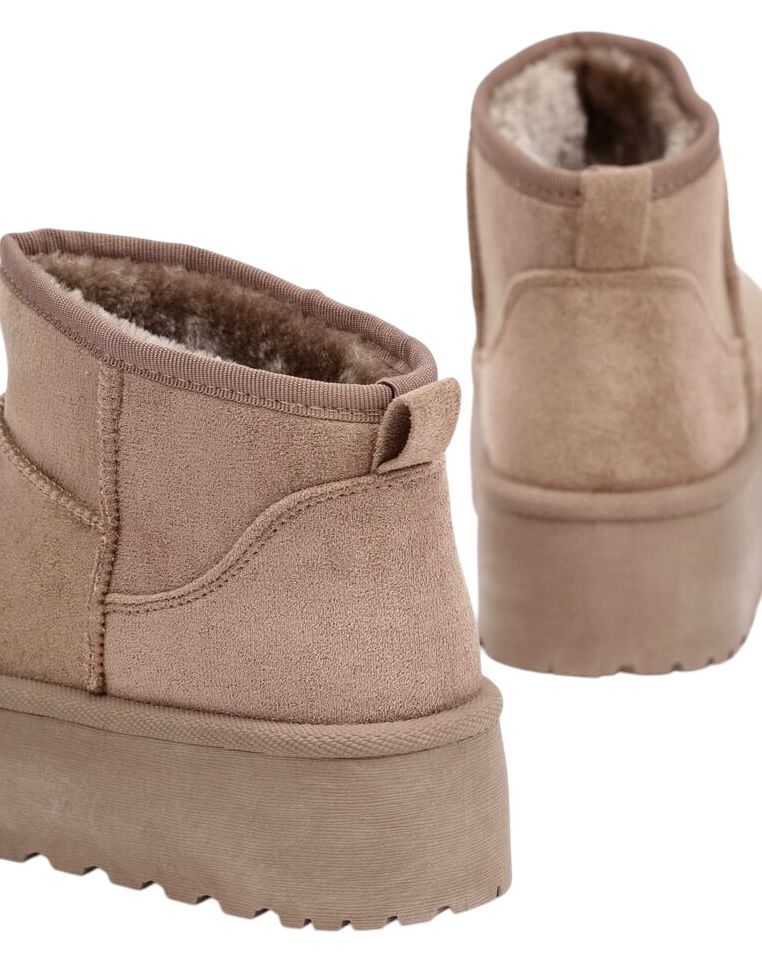 Buty damskie botki śniegowce krótkie ocieplane mukluki brązowe rozm 40