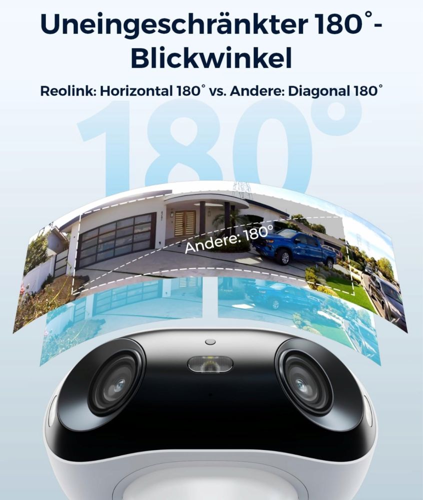 REOLINK Argus 4 Pro Kamera Zewnętrzna 4K Solar 8MP WiFi IP66