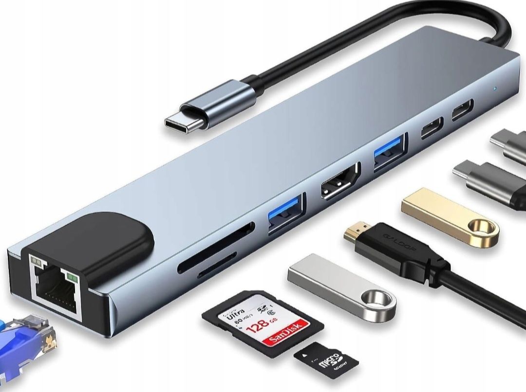 Adapter USB-C 3.1 Thunderbolt 3 Ethernet RJ45