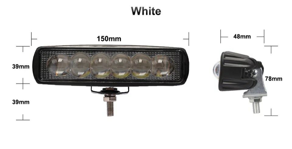 Фары Led ПТФ 18w DRL