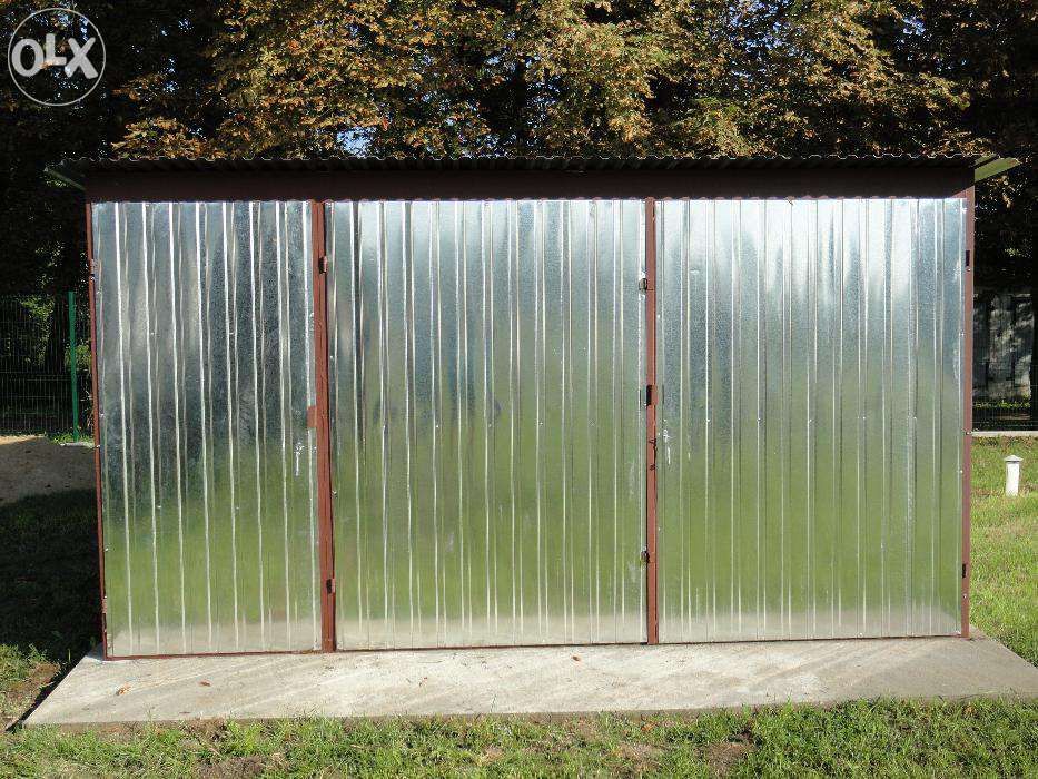 GARAŻ BLASZANY garaże 4x6 z drzwiami 90 Bydgoszcz okolice