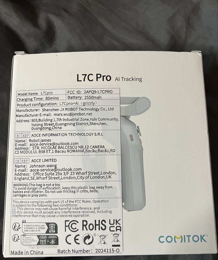 Продам стабілізатор із трекером руху L7C Pro