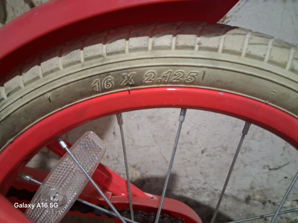 Rower dziewczęcy 16"