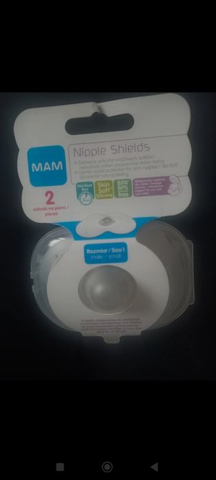 Nakładki na sutki do karmienia MAM
