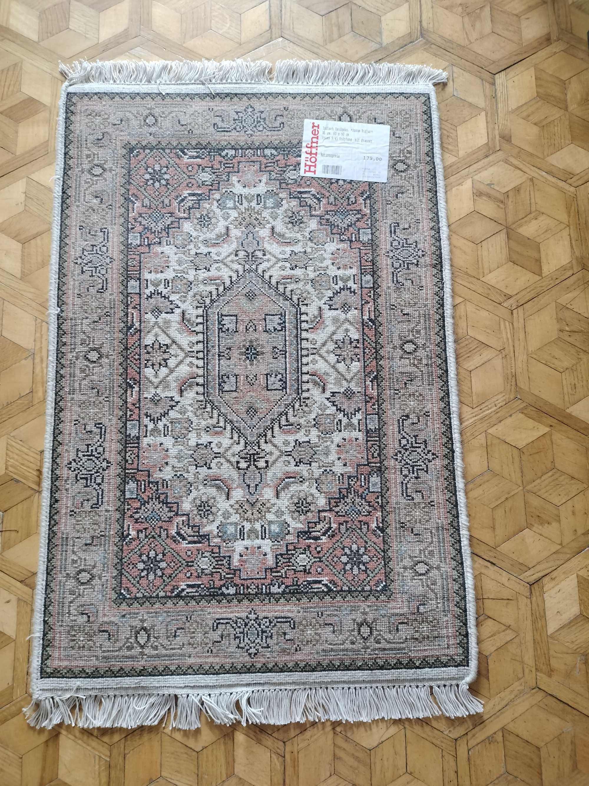 piękny indyjski chodnik/dywanik wełniany/kilim handmade nr 16