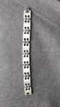 Pulseira em aço polido