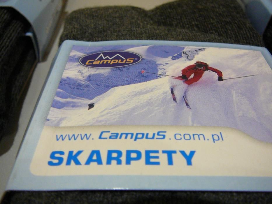 Skarpety narciarskie SOVI Campus rozmiar 40/42 na prezent NOWE