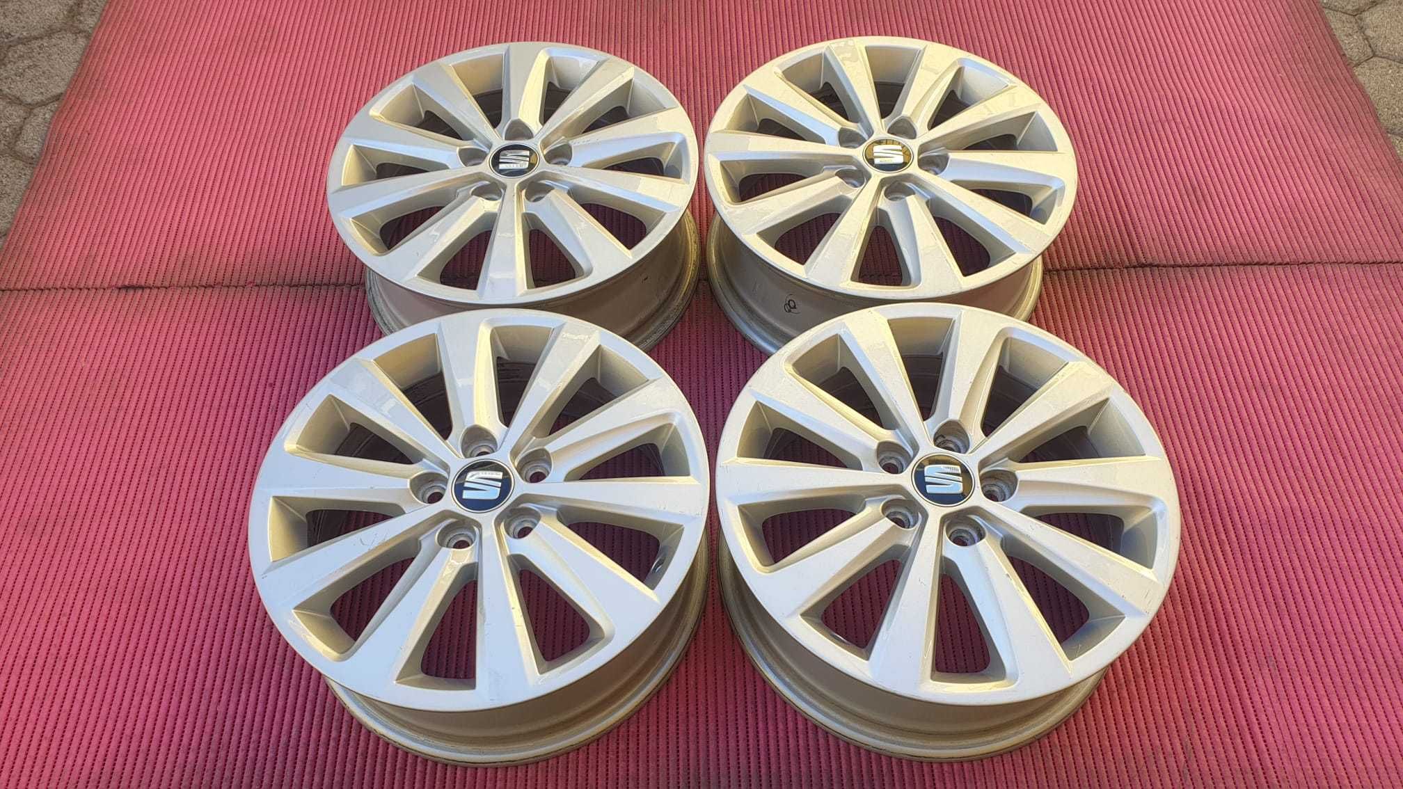 3973-Jantes 15 5x100 Originais Seat Ibiza, tbm para VW Polo, etc