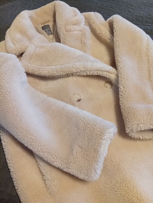 Płaszczyk Teddy jasny beż