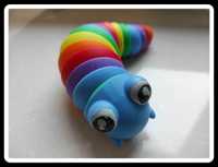 Kolorowa gąsienica sensoryczna zabawka