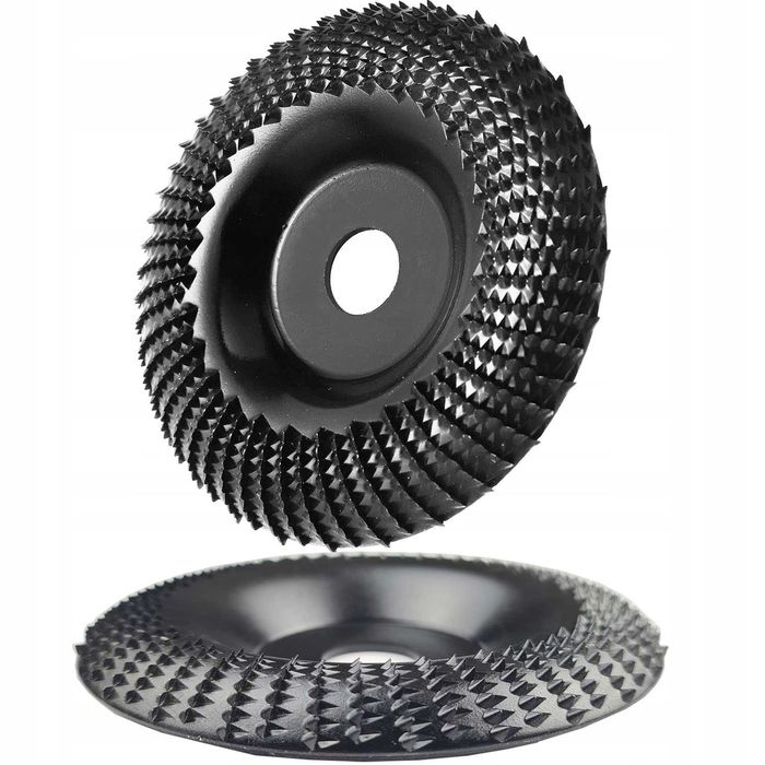 Tarnik tarcza do szlifowania rzeźbienia drewna 125mm WYPUKŁA, CZARNA